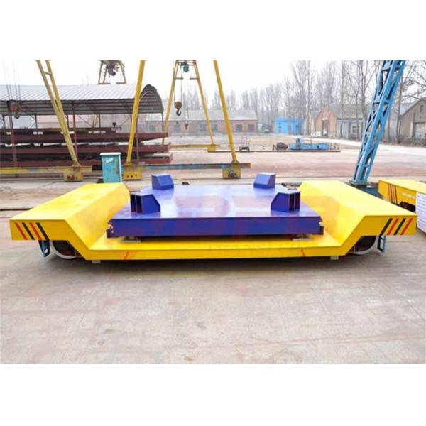 Wagon On Rails Industrial Transfer Car , High Performance Heavy Material Handling Equipment Four Wheels Rail Cart
