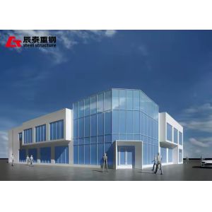 Buy cheap Prefabricated Steel Structure Exhibition Hall Large Span Steel Structures Construction product