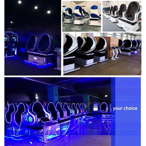 Dreamland factory direct sales VR Parks Dynamic 2 Seats 9D VR Eggs Cinema 9D Simulador de Cinema Virtual Reality Supplier