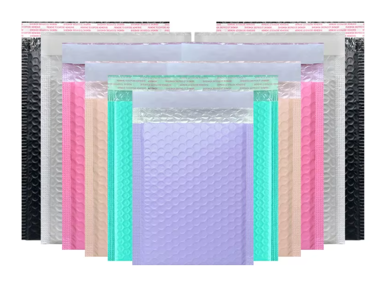 Waterproof Poly Bubble Mailing Bag Shockproof Customizable Size