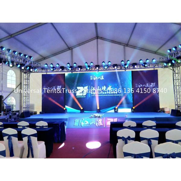 Wedding Stage Lighting Truss , Custom Aluminium Truss System Heavy Loading