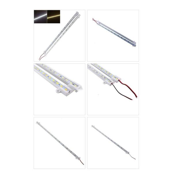 72 LED 12V 1M 5630 Rigid Bar Light 24W With Aluminium Alloy Shell