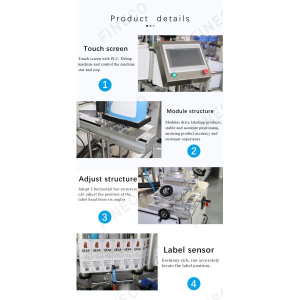 Double Sided Labeling Machine for Round and Flat/Oval/Rectangular/Square Bottles