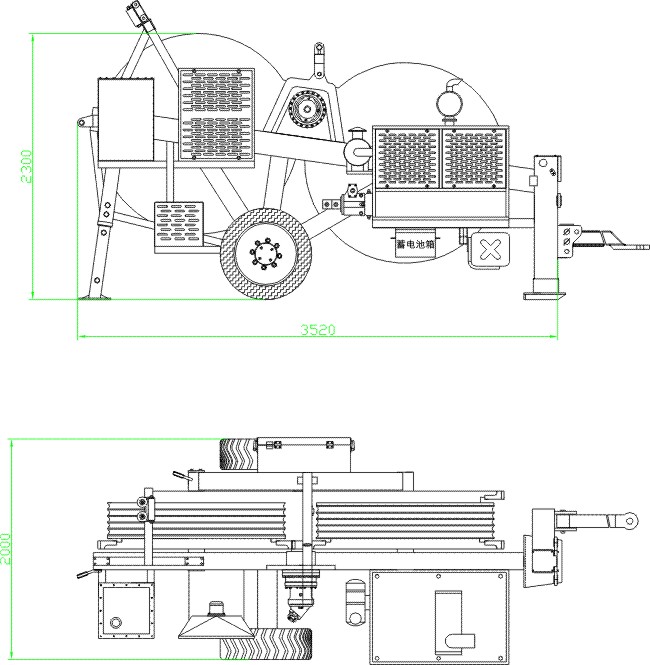 Tension Force 25kN 2.5T Overhead Line Stringing Equipment 36mm Conductor Puller for Railway