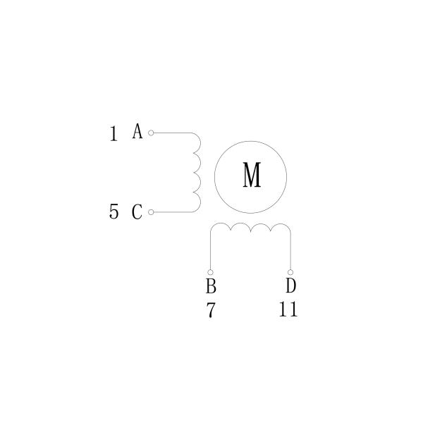 57mm 1.8 High Torque Stepper Motor With Gearbox 15kg Cm 195 Oz In 1.5V 3A