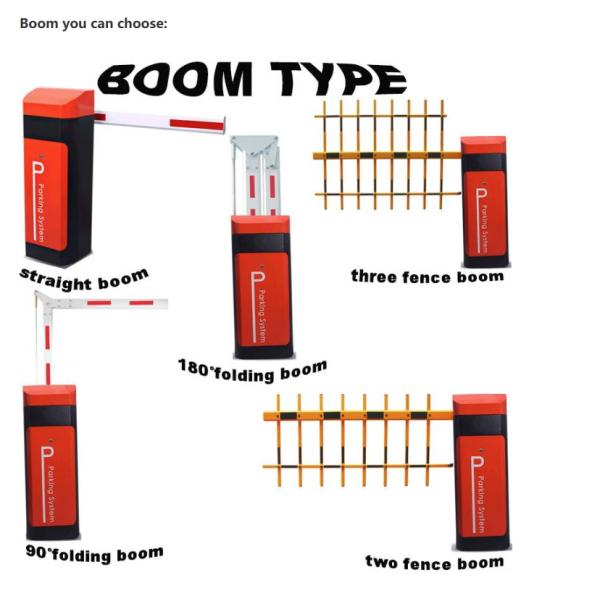 Max 4.5 Meters Fence Arm For Automatic Boom Barrier Gate Safety Vehicle Barrier Gate