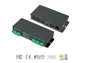 Buy cheap LED DMX Signal Amplifier Controller with 3 Channels Distributed Output product