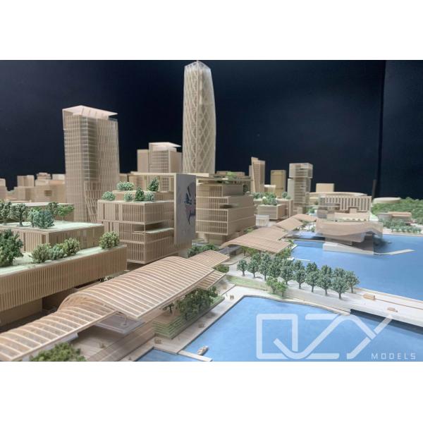 Acrylic Urban 3D Architectural Model Maker Chengdu 5G Smart City 1:100