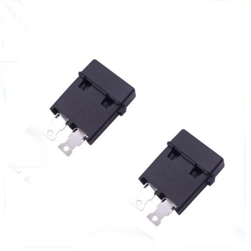 SL703FC Black Plastic Housing PCB Blade Fuse Holder With Cap