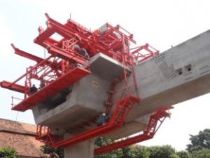 Buy cheap Custom Bridge Beam Segment Lifter With Electric Winches Technical Data product
