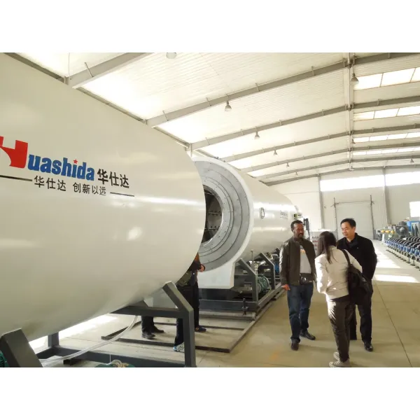 Automatic HDPE Pipe Extrusion Production Line for Pre-Insulated Pipes with 1000kg/H Capacity and 0.5-6m/min Speed