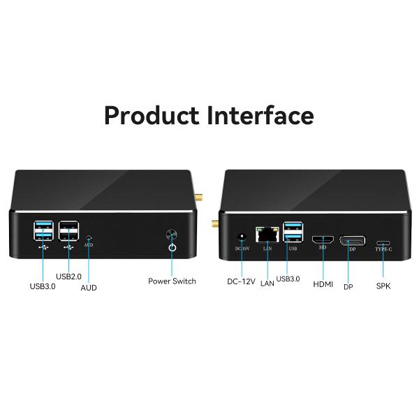 Intel Core i3 Series Mini Computer With DDR4 Linux And Support Dual Screen Display