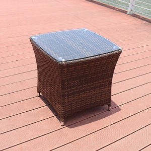 Buy cheap Courtyard Rattan Tea Table Combination Furniture Wicker Tea Table Brown product