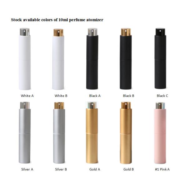 Wooden small Twist And Spritz Atomiserbottle inner glass vial with top aluminum Sprayer