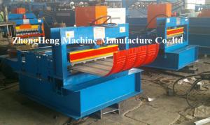 4 + 4kw Vertical Curving Hydraulic Metal Crimping Machine For Roofing Panels