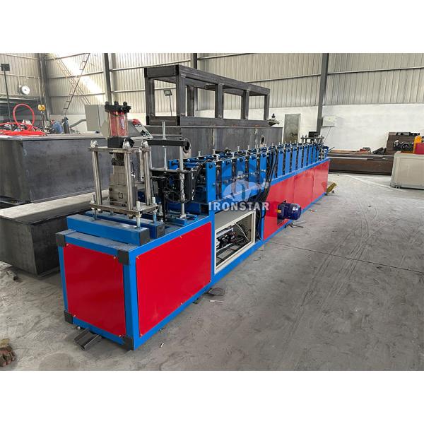 “C Channel Track Roll Forming Machine Automatic C Guide Rail Roll Forming Machine Shutter Door Track Slide Rail Forming Machine for Metal Construction