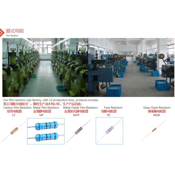 0207 0309 3W Fixed Wire Wound Resistor 10 Ohm Wire Wound Resistor For LED Lighting