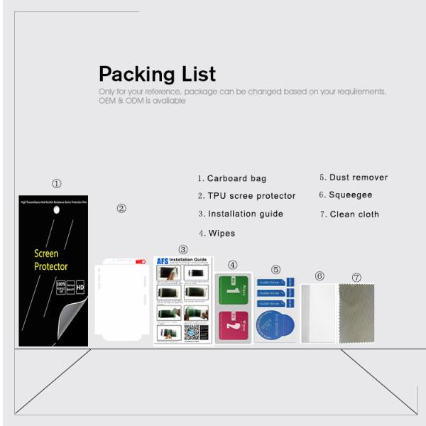 new full edge cover distributor self heal for Samsung S8+ screen protector film