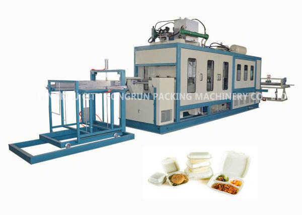 Quality EPS Foam Food Container Forming and Cutting Machine 750 / 1000mm for sale