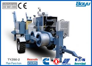 Buy cheap 220kv Single Conductors Stringing Equipment for Overhead Zebra Moose ACSR Line Engine Cummins Motor Rexroth product