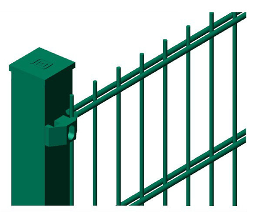Durable Powder Coated Mesh Panels , 868 High Security Wire Fence Simple Structure