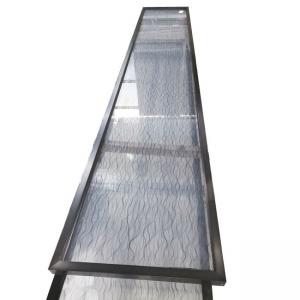 Buy cheap 201 Stainless Steel Screen Partition 60*300cm Black Decorative Screen product
