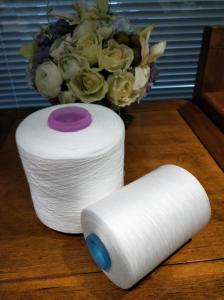 Buy cheap Sewing Recycled Polyester Spun Yarn Raw White 40S/2 AA GRADE product