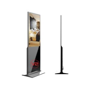 Buy cheap 65 Inch Wifi Floor Standing Digital Signage Strong Stability Explosion Proof Glass product