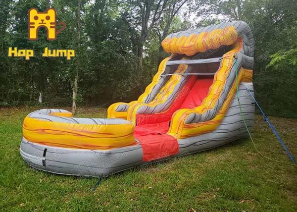 0.55 Mm Thickness Commercial Grade Inflatable Water Slide For Sale