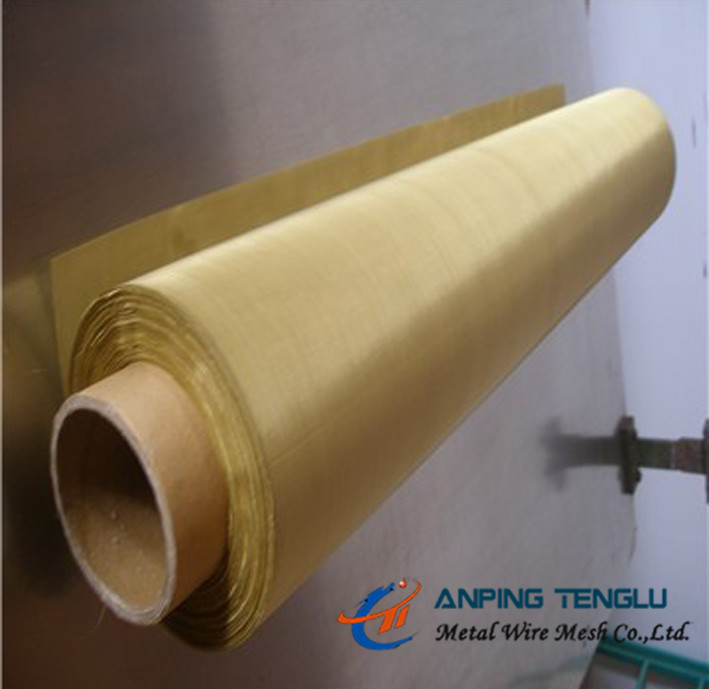 Buy cheap 250mesh, 300mesh, 325mesh, 400mesh, 500mesh Twill Weave Brass Wire Mesh product