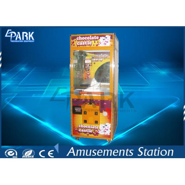 Aluminium Frame Chocolate Box Claw Crane Game Machine Lower Working Consumption
