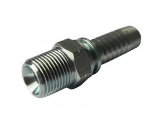 Buy cheap 3 / 8 NPT Hydraulic Hose Fittings For High Pressure Rubber Hoses 15611 Carban Steel product