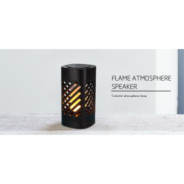 Built In Li Battery Portable Wireless Bluetooth Flame Speaker