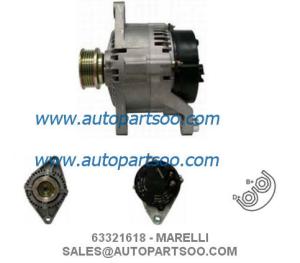 Buy cheap 63321302 63321618 - MARELLI Alternator 12V 85A Alternadores product