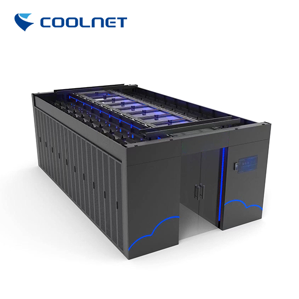Modular Data Center with Cold Rolled Steel Construction 1100kg Static Payload and Precision In-Row Cooling