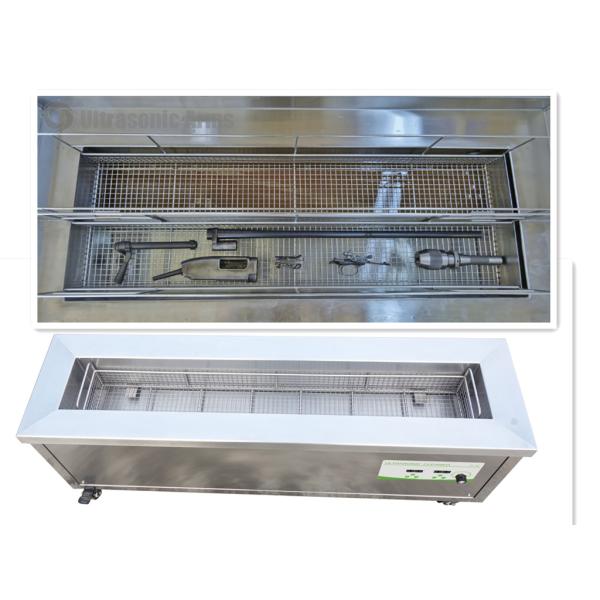 900W SUS304 Long Ultrasonic Cleaning Equipment For Defence / Weaponry