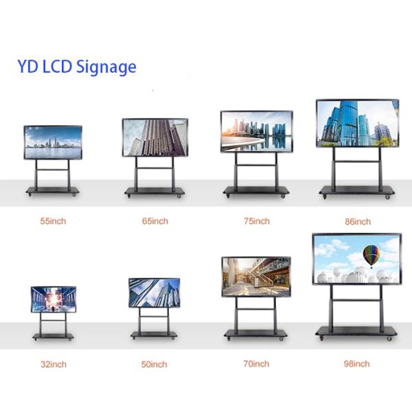32 Inch Interactive Touch Screen Kiosk Smart Whiteboard With Low Energy Consumption