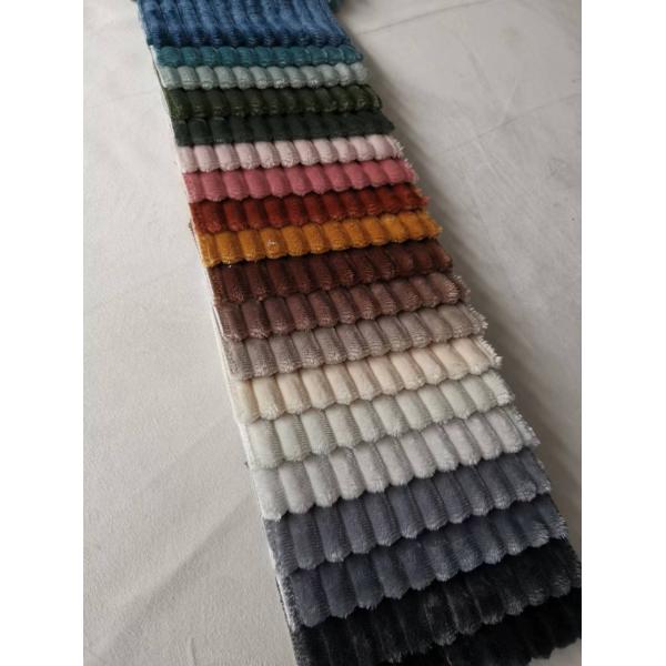 Waterproof Corduroy Printed Fabric Soft Floral Printed Africans Fabric Sofa Fabric Factory