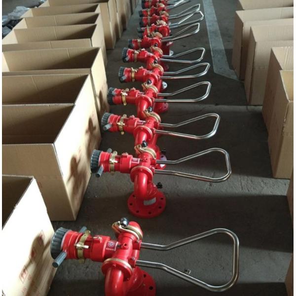 DN80 Hand Wheel Fire Fighting Monitors Water Cannon Fire 304 SS Material