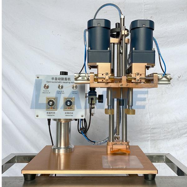 Desktop Small Bottle Capping Machine Semi Auto 30-40 Caps/Min