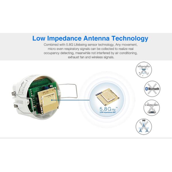 Breathing Detecting ceiling mounted occupancy sensor Dry Contact Output MSA021D RC