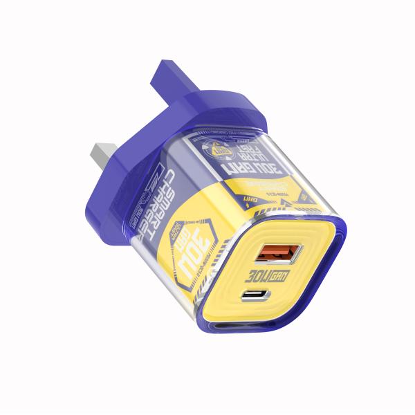 30W PD Fast Charger Tiny Powerful USB-C Wall Charger for iPhone 15/14/Android Safety Features Over-voltage Protection