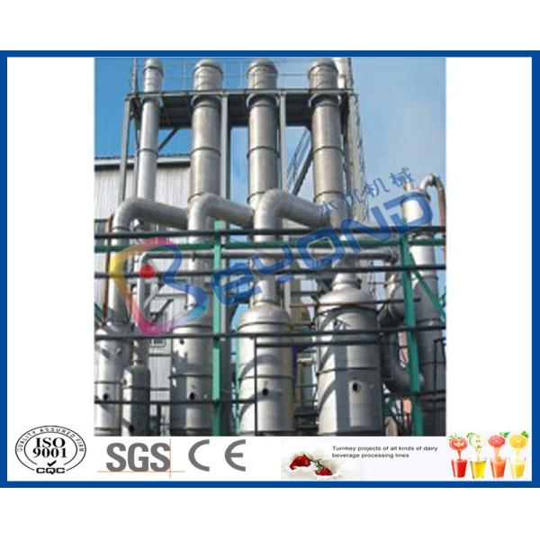 SUS304 Industrial Multiple Evaporator System , Falling Film Multi Effect Evaporators
