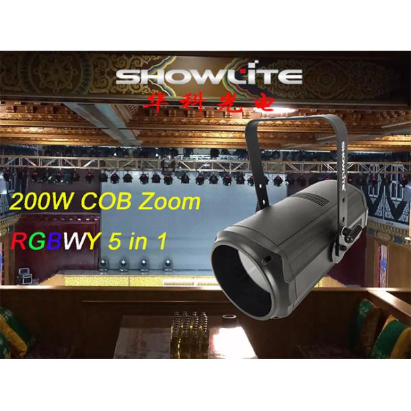 RoHS RGBWY Stage Lighting Led Theater Spotlight with Color Change Effect