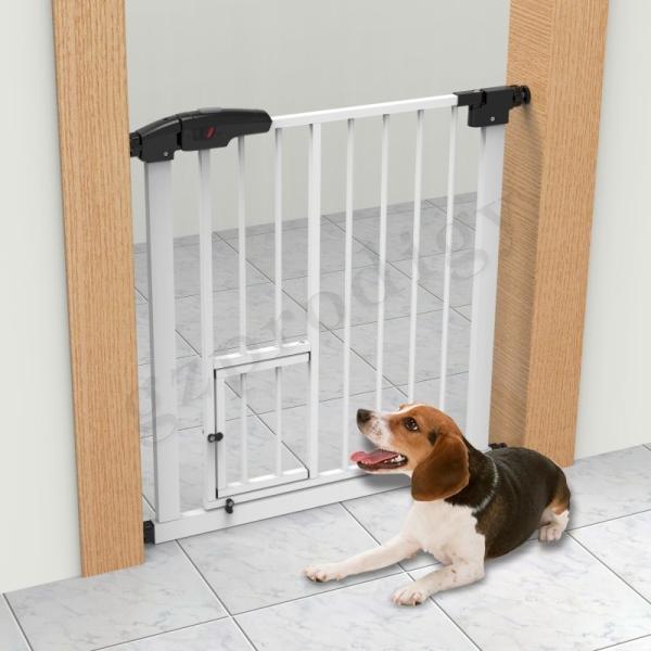 EN1930 Extendable Pet Safety Gate , Multiscene Iron Gate For Stairs