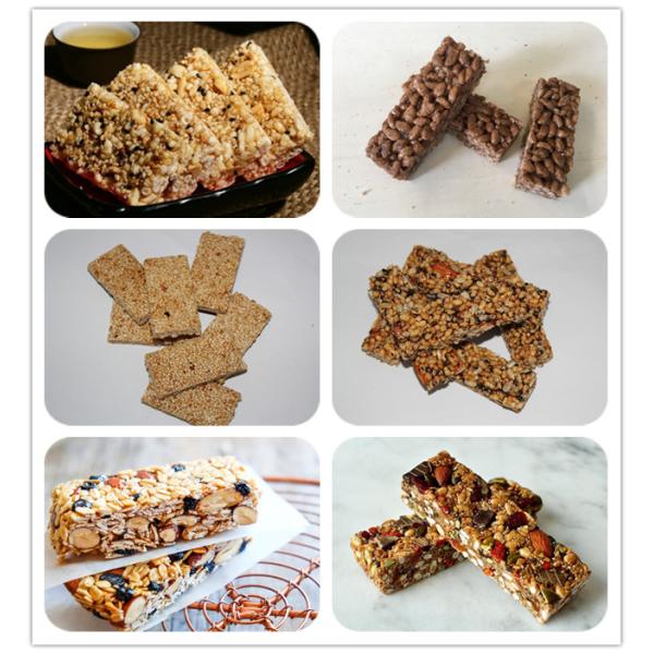 Brittle Nuts Snack 40pcs/Min Granola Bar Press Machine