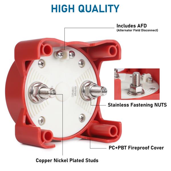 350A 48V Battery Isolator Switch for Marine RV Truck