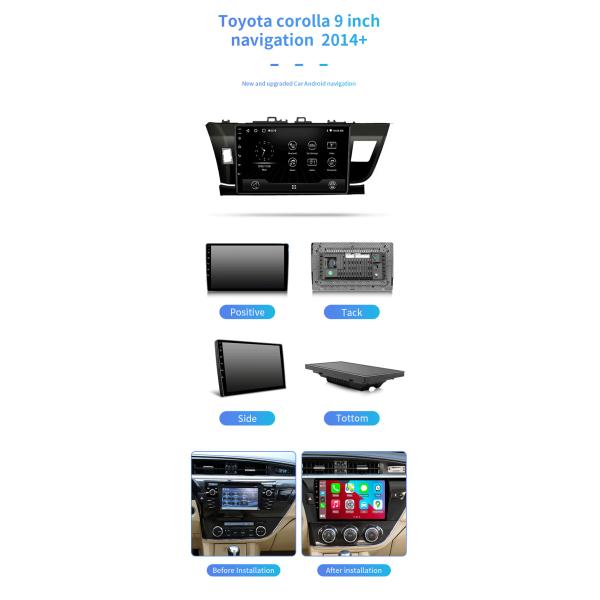 4G Car Radio Multimedia Video Player Navigation GPS For Toyota Corolla 2014-2016 2 Din Dvd