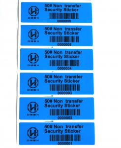 Buy cheap Void Open Security Waterproof Label Sticker Tamper Evident Void Label product