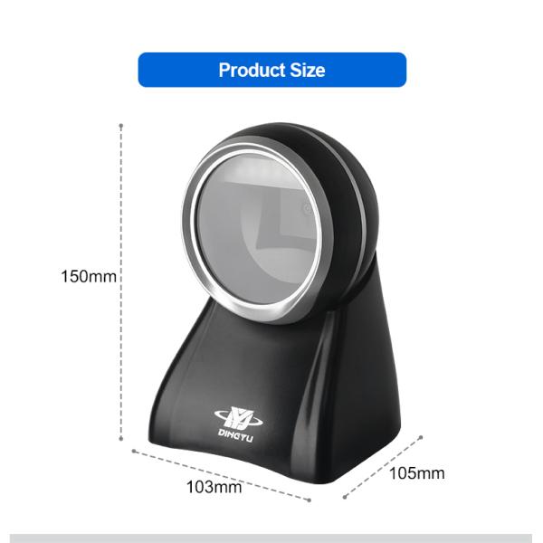 Omnidirectional Buzzer Indicator QR Barcode Scanner CMOS